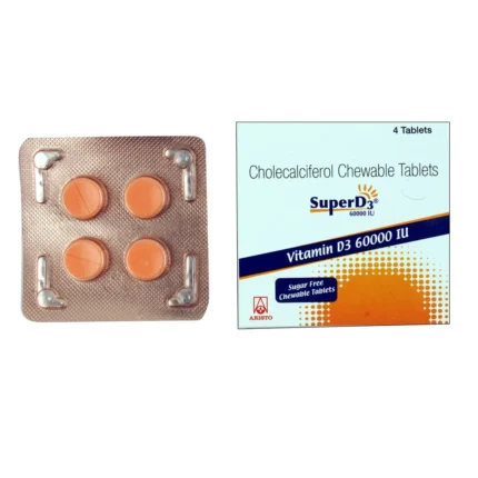 Super D3 60000IU Chewable Tablet