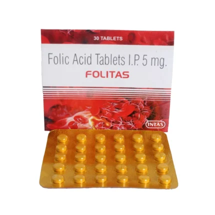 Folitas Folic Acid 5mg Tablet